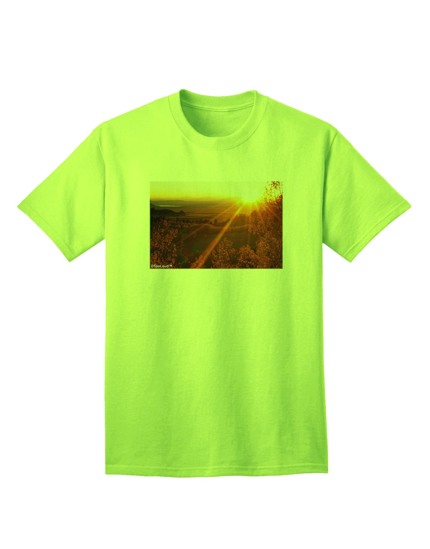 Colorado Sunset - Premium Adult T-Shirt Collection-Mens T-shirts-TooLoud-Neon-Green-Small-Davson Sales
