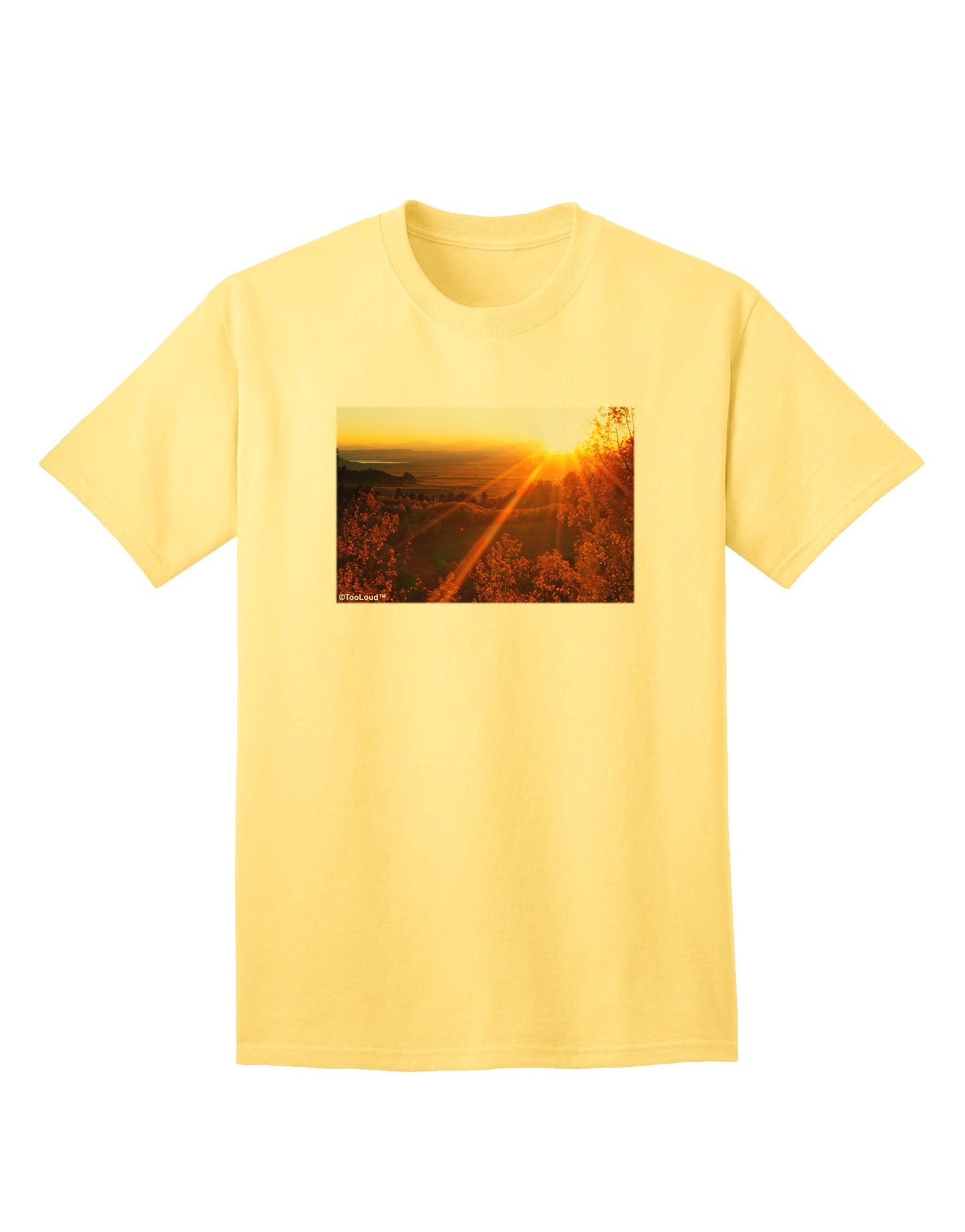 Colorado Sunset - Premium Adult T-Shirt Collection-Mens T-shirts-TooLoud-Yellow-Small-Davson Sales