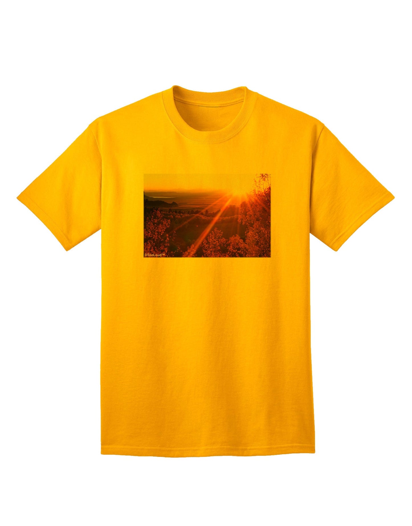 Colorado Sunset - Premium Adult T-Shirt Collection-Mens T-shirts-TooLoud-Gold-Small-Davson Sales