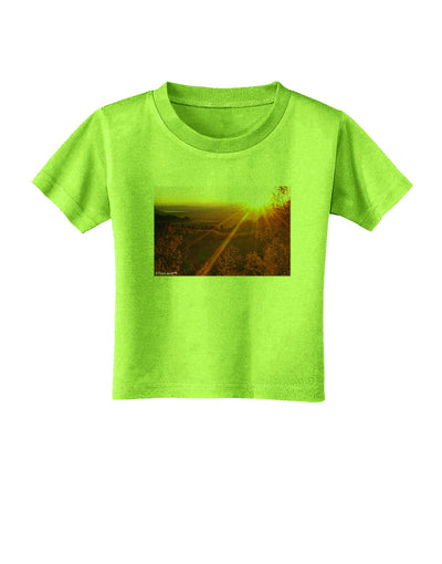 Colorado Sunset Toddler T-Shirt-Toddler T-Shirt-TooLoud-Lime-Green-2T-Davson Sales