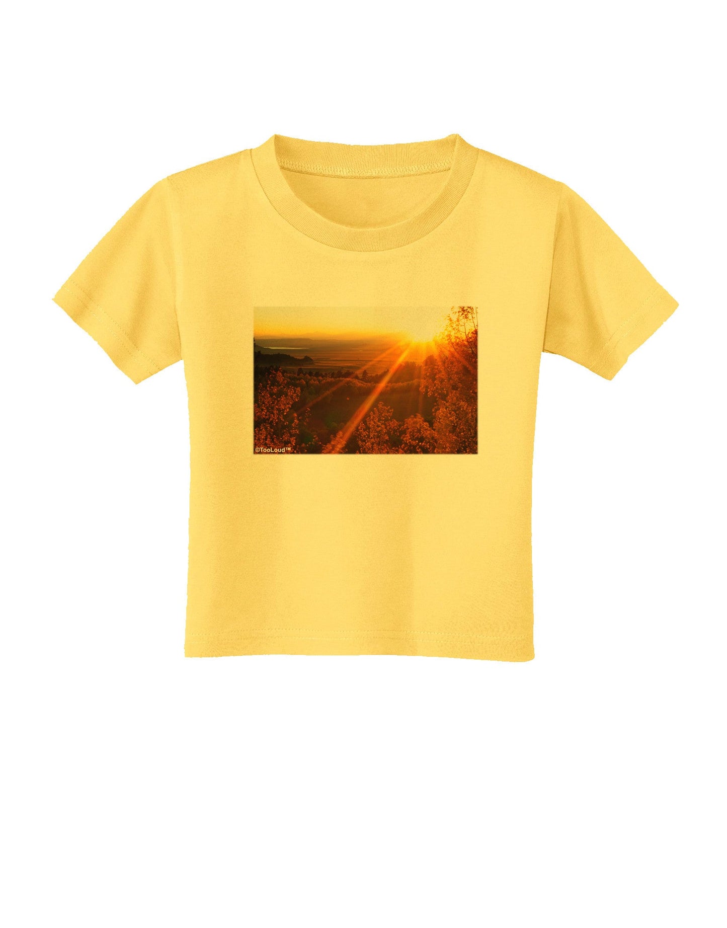 Colorado Sunset Toddler T-Shirt-Toddler T-Shirt-TooLoud-Yellow-2T-Davson Sales