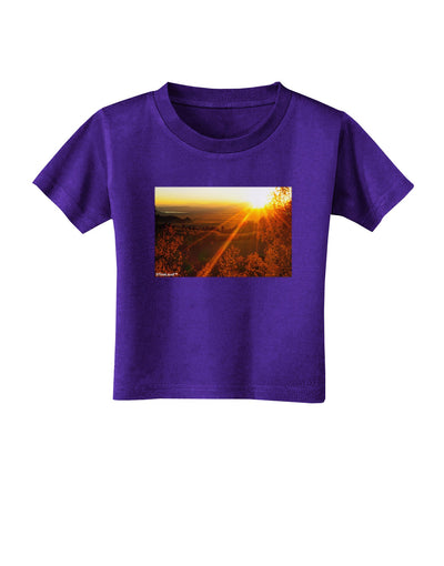 Colorado Sunset Toddler T-Shirt Dark-Toddler T-Shirt-TooLoud-Purple-2T-Davson Sales