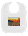 Colorado Sunset Watercolor Baby Bib