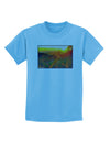 Colorado Sunset Watercolor Childrens T-Shirt-Childrens T-Shirt-TooLoud-Aquatic-Blue-X-Small-Davson Sales