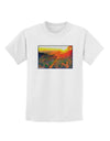 Colorado Sunset Watercolor Childrens T-Shirt-Childrens T-Shirt-TooLoud-White-X-Small-Davson Sales