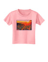 Colorado Sunset Watercolor Toddler T-Shirt-Toddler T-Shirt-TooLoud-Candy-Pink-2T-Davson Sales