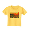 Colorado Sunset Watercolor Toddler T-Shirt-Toddler T-Shirt-TooLoud-Yellow-2T-Davson Sales