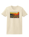 Colorado Sunset Watercolor Womens T-Shirt-Womens T-Shirt-TooLoud-Natural-X-Small-Davson Sales