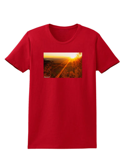 Colorado Sunset Womens Dark T-Shirt-TooLoud-Red-X-Small-Davson Sales