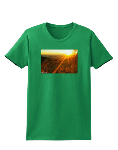 Colorado Sunset Womens Dark T-Shirt-TooLoud-Kelly-Green-X-Small-Davson Sales