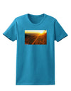 Colorado Sunset Womens Dark T-Shirt-TooLoud-Turquoise-X-Small-Davson Sales