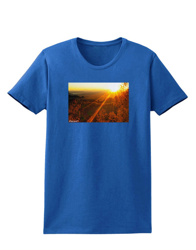 Colorado Sunset Womens Dark T-Shirt-TooLoud-Royal-Blue-X-Small-Davson Sales