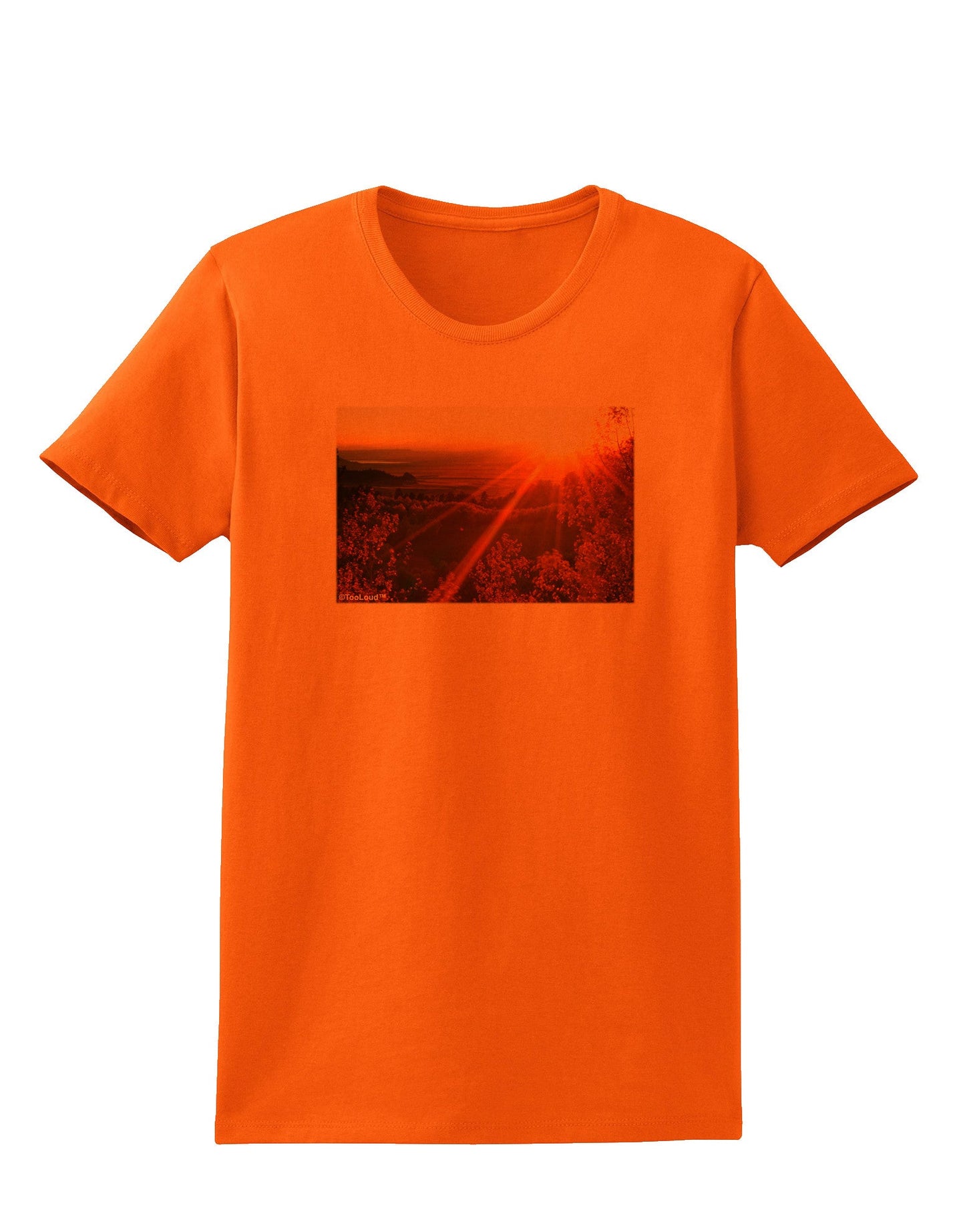 Colorado Sunset Womens T-Shirt-Womens T-Shirt-TooLoud-Orange-X-Small-Davson Sales