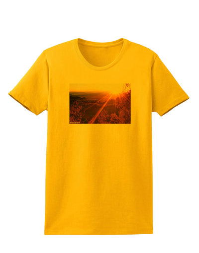 Colorado Sunset Womens T-Shirt-Womens T-Shirt-TooLoud-Gold-X-Small-Davson Sales