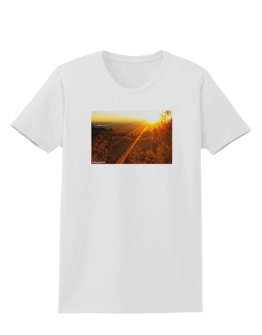 Colorado Sunset Womens T-Shirt-Womens T-Shirt-TooLoud-White-X-Small-Davson Sales
