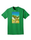 Colorado Tree Watercolor Adult Dark T-Shirt-Mens T-Shirt-TooLoud-Kelly-Green-Small-Davson Sales