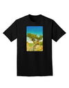 Colorado Tree Watercolor Adult Dark T-Shirt-Mens T-Shirt-TooLoud-Black-Small-Davson Sales