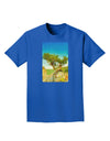 Colorado Tree Watercolor Adult Dark T-Shirt-Mens T-Shirt-TooLoud-Royal-Blue-Small-Davson Sales