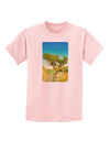 Colorado Tree Watercolor Childrens T-Shirt-Childrens T-Shirt-TooLoud-PalePink-X-Small-Davson Sales