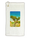 Colorado Tree Watercolor Micro Terry Gromet Golf Towel 11&#x22;x19-Golf Towel-TooLoud-White-Davson Sales