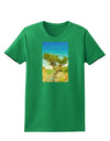 Colorado Tree Watercolor Womens Dark T-Shirt-TooLoud-Kelly-Green-X-Small-Davson Sales