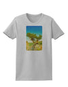 Colorado Tree Watercolor Womens T-Shirt-Womens T-Shirt-TooLoud-AshGray-X-Small-Davson Sales