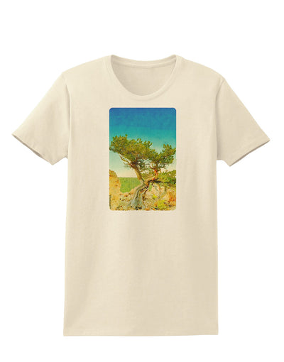 Colorado Tree Watercolor Womens T-Shirt-Womens T-Shirt-TooLoud-Natural-X-Small-Davson Sales