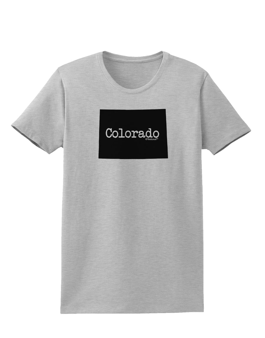 Colorado - United States Shape Womens T-Shirt by TooLoud-Womens T-Shirt-TooLoud-White-X-Small-Davson Sales