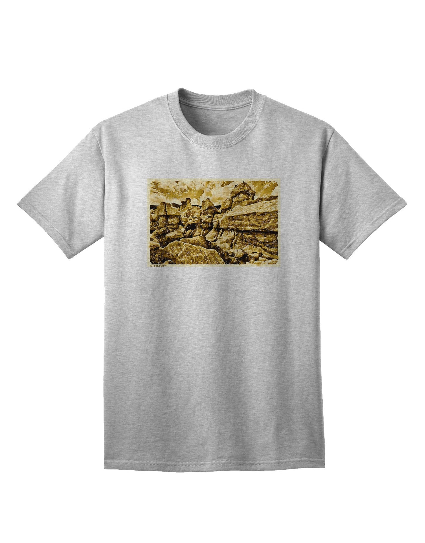 Colorado Watercolor Mountains - Premium Adult T-Shirt Collection-Mens T-shirts-TooLoud-AshGray-Small-Davson Sales