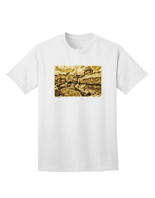 Colorado Watercolor Mountains - Premium Adult T-Shirt Collection-Mens T-shirts-TooLoud-White-Small-Davson Sales