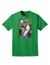 Colorado Waterfall Scene Text Adult Dark T-Shirt-Mens T-Shirt-TooLoud-Kelly-Green-Small-Davson Sales