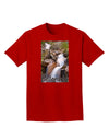 Colorado Waterfall Scene Text Adult Dark T-Shirt-Mens T-Shirt-TooLoud-Red-Small-Davson Sales