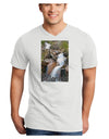 Colorado Waterfall Scene Text Adult V-Neck T-shirt-Mens V-Neck T-Shirt-TooLoud-White-Small-Davson Sales