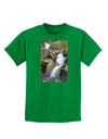 Colorado Waterfall Scene Text Childrens Dark T-Shirt-Childrens T-Shirt-TooLoud-Kelly-Green-X-Small-Davson Sales