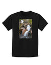 Colorado Waterfall Scene Text Childrens Dark T-Shirt-Childrens T-Shirt-TooLoud-Black-X-Small-Davson Sales