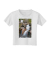 Colorado Waterfall Scene Text Toddler T-Shirt-Toddler T-Shirt-TooLoud-White-2T-Davson Sales