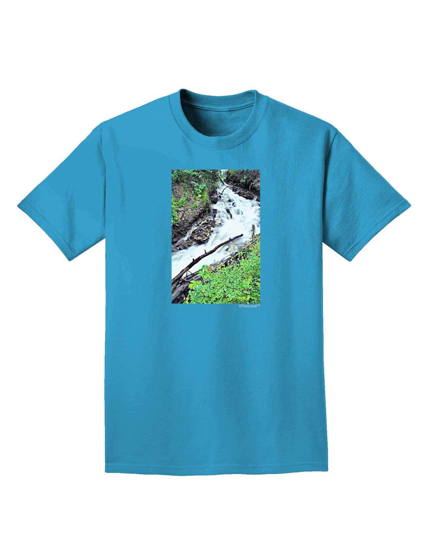 Colorado White River Adult Dark T-Shirt-Mens T-Shirt-TooLoud-Turquoise-Small-Davson Sales