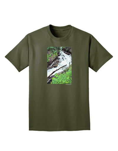 Colorado White River Adult Dark T-Shirt-Mens T-Shirt-TooLoud-Military-Green-Small-Davson Sales