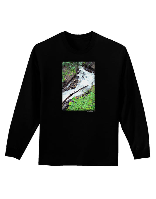 Colorado White River Adult Long Sleeve Dark T-Shirt-TooLoud-Black-Small-Davson Sales