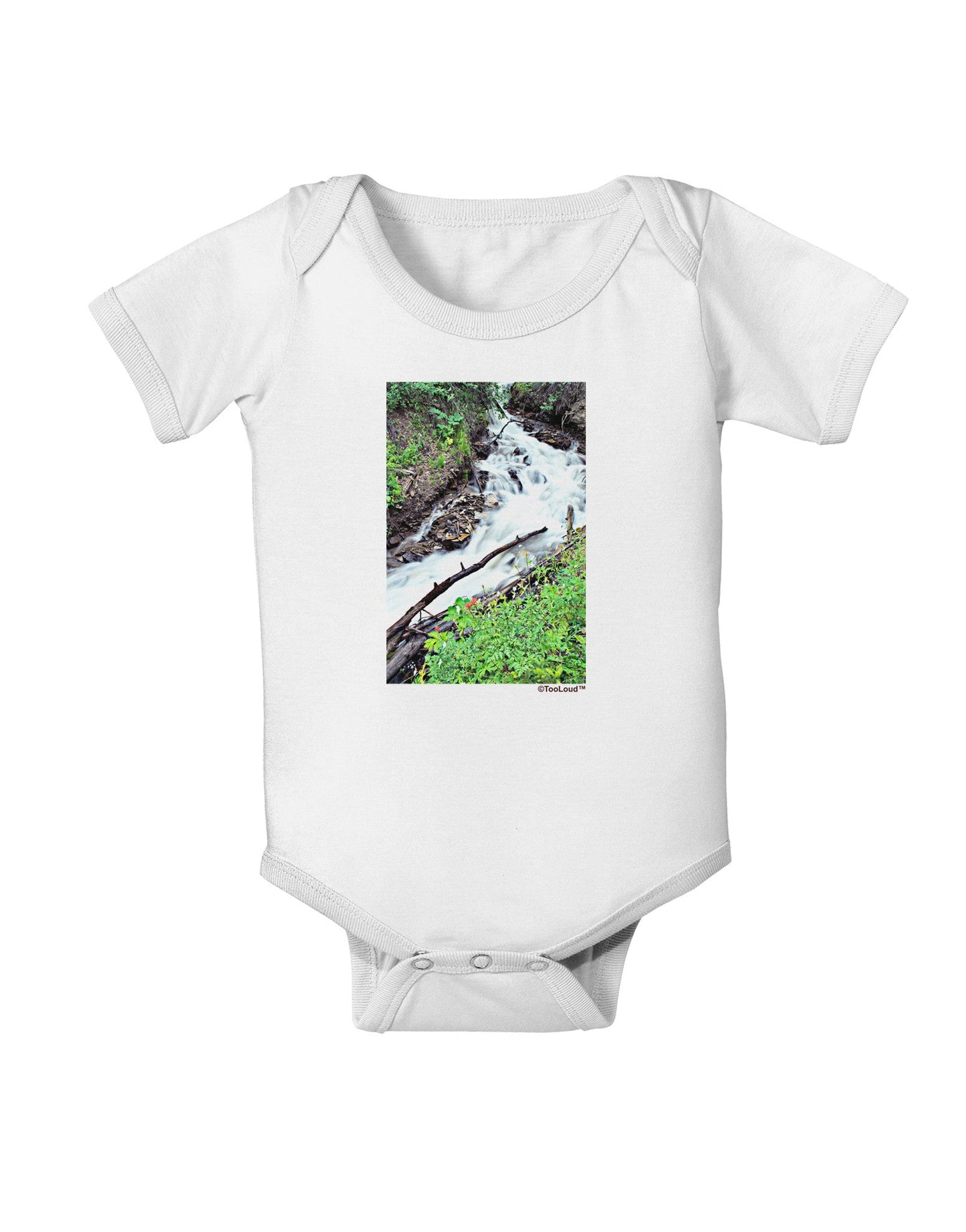 Colorado White River Baby Romper Bodysuit-Baby Romper-TooLoud-White-06-Months-Davson Sales