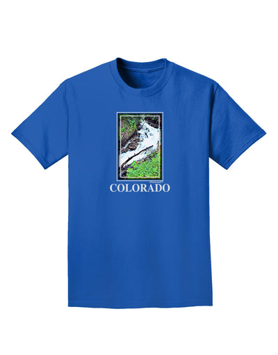 Colorado White River Text Adult Dark T-Shirt-Mens T-Shirt-TooLoud-Royal-Blue-Small-Davson Sales