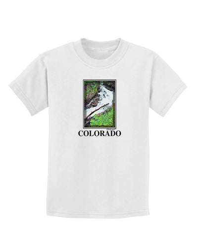 Colorado White River Text Childrens T-Shirt-Childrens T-Shirt-TooLoud-White-X-Small-Davson Sales