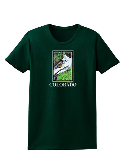 Colorado White River Text Womens Dark T-Shirt-TooLoud-Forest-Green-Small-Davson Sales