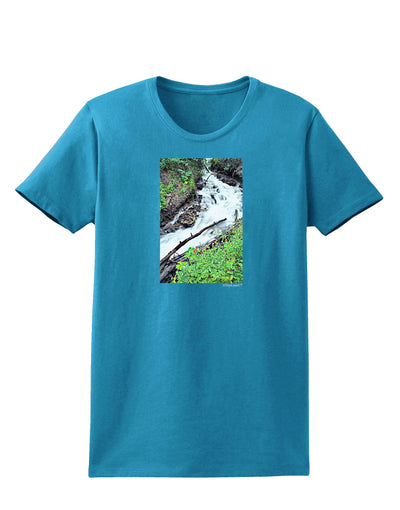 Colorado White River Womens Dark T-Shirt-TooLoud-Turquoise-X-Small-Davson Sales