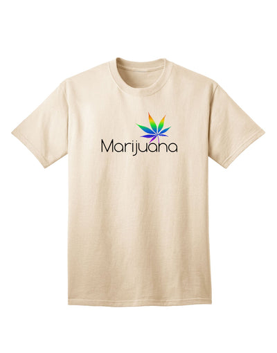 Colorful Cannabis Design - Premium Adult T-Shirt-Mens T-shirts-TooLoud-Natural-Small-Davson Sales