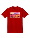 Colorful Colorado Mountains Adult Dark T-Shirt-Mens T-Shirt-TooLoud-Red-Small-Davson Sales