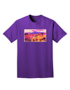 Colorful Colorado Mountains Adult Dark T-Shirt-Mens T-Shirt-TooLoud-Purple-Small-Davson Sales