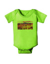 Colorful Colorado Mountains Baby Romper Bodysuit-Baby Romper-TooLoud-Lime-06-Months-Davson Sales