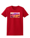 Colorful Colorado Mountains Womens Dark T-Shirt-TooLoud-Red-X-Small-Davson Sales