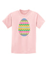 Colorful Easter Egg Childrens T-Shirt-Childrens T-Shirt-TooLoud-PalePink-X-Small-Davson Sales